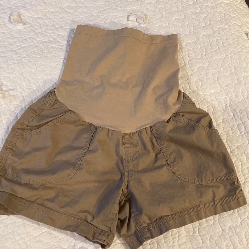 Motherhood Maternity khaki shorts